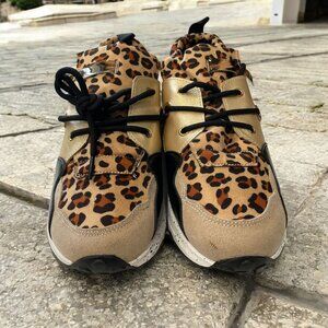 Fashion Nova Samariah Chunky Sneakers Leopard Print Size 9 Streetwear Athleisure